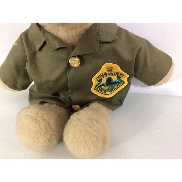 The Vermont Teddy Bear Company State Police Officer Cop Bear New - Picture 2 of 7